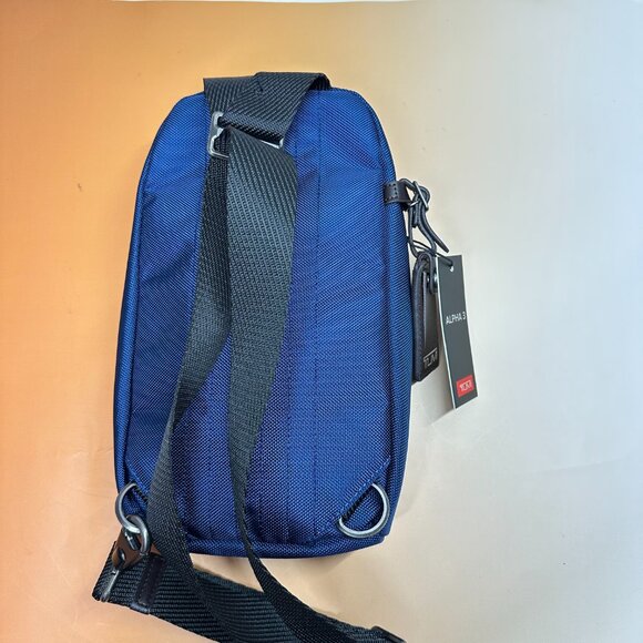 NWT TUMI Alpha Bravo Anti-Theft Chest Bag | Stealth Blue | RFID Shielded - Picture 2 of 4